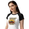 Women’s micro rib raglan baby tee