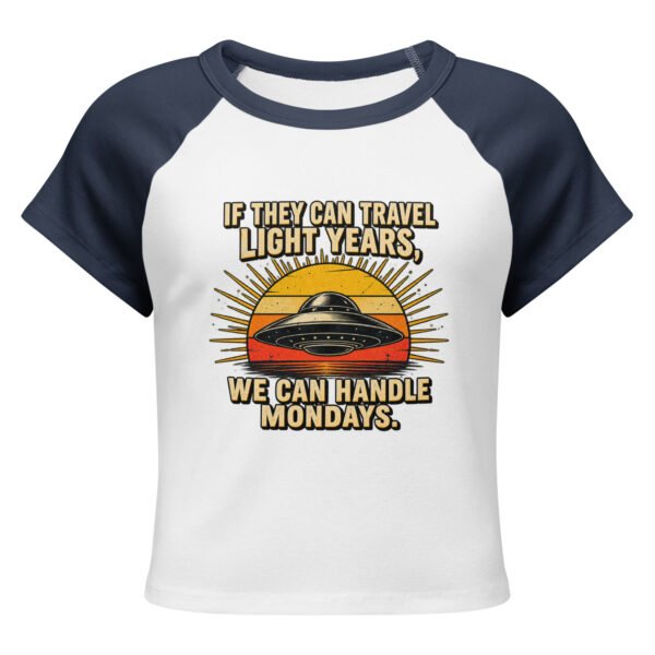 Women’s micro rib raglan baby tee