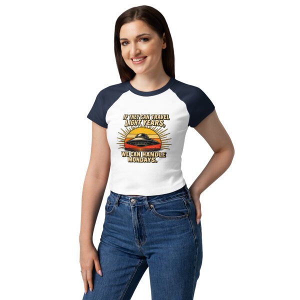 Women’s micro rib raglan baby tee