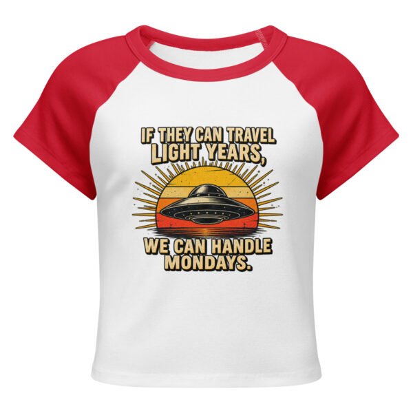 Women’s micro rib raglan baby tee